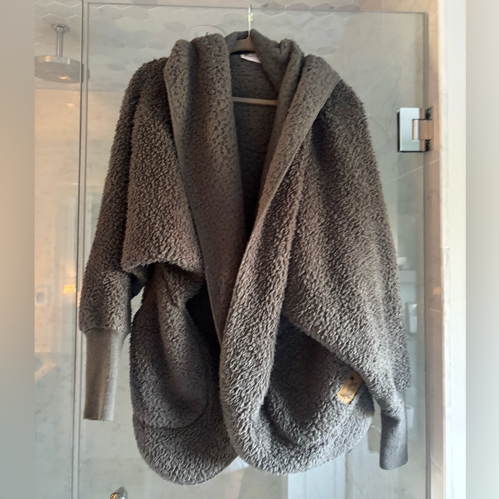 NORDIC BEACH Cozy Gray Women's Cardigan